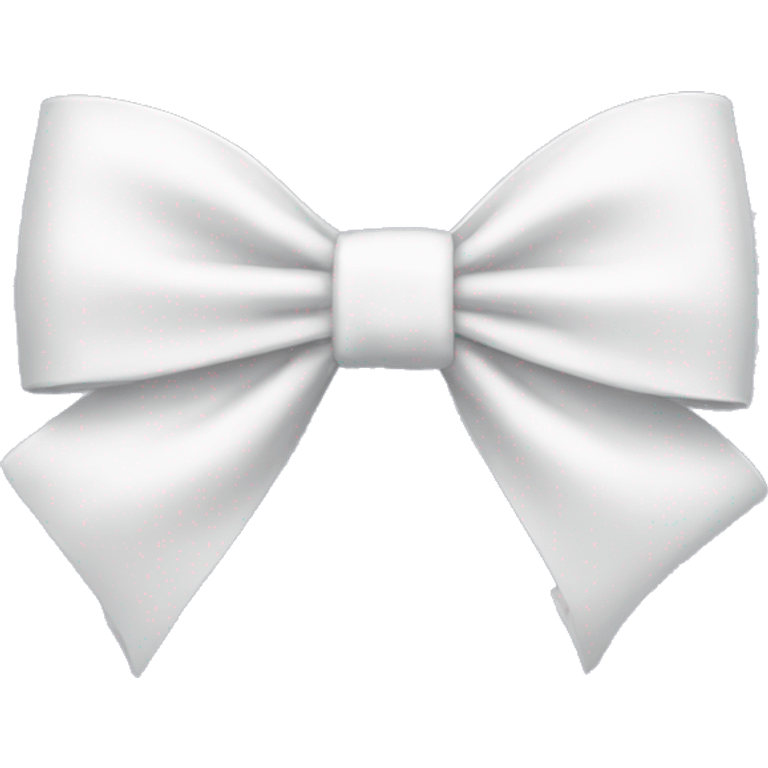 White bow emoji