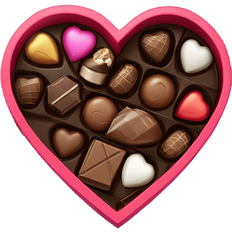 valentine’s day chocolate  emoji