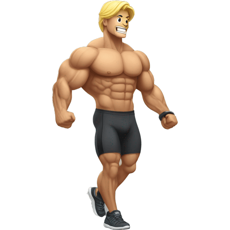 muscle pumping emoji