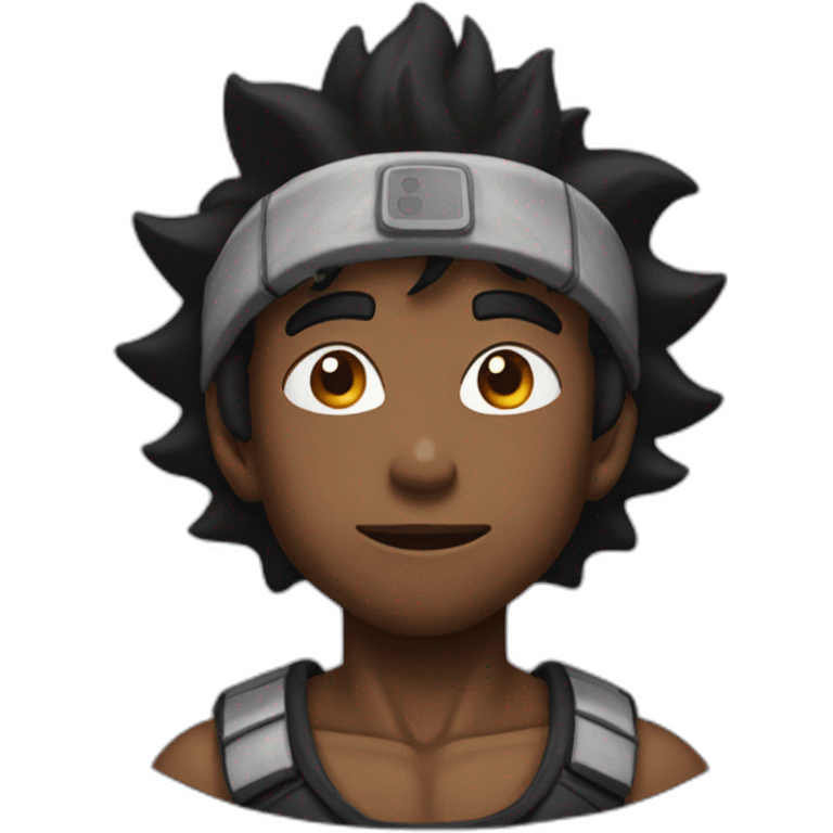 Black goku emoji