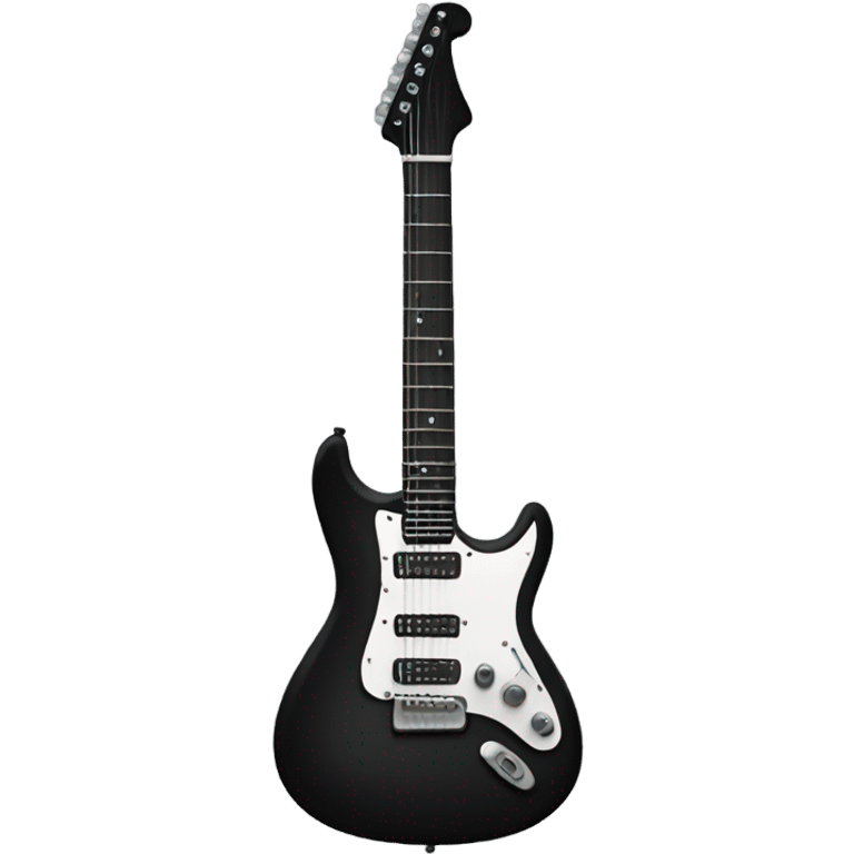 Black electric guitar  emoji