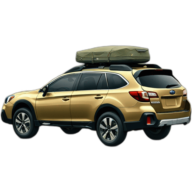 Subaru Outback wilderness emoji