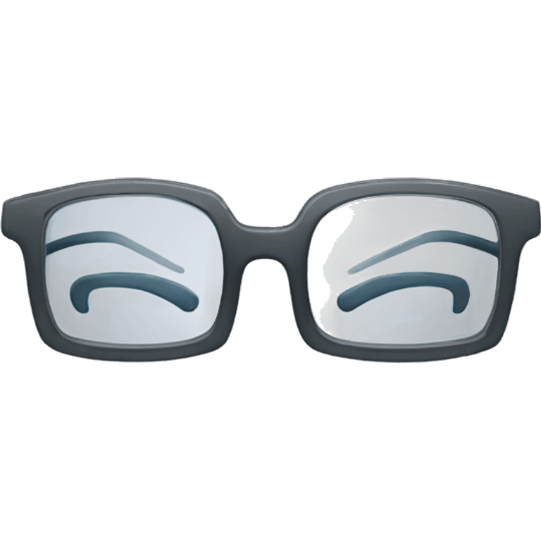 glasses with logo optic space emoji