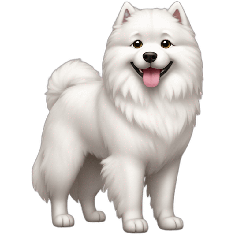 Samoyed Dog Full Body emoji