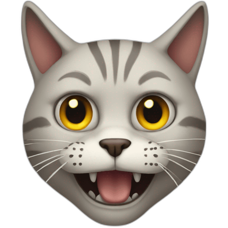 scary cat emoji