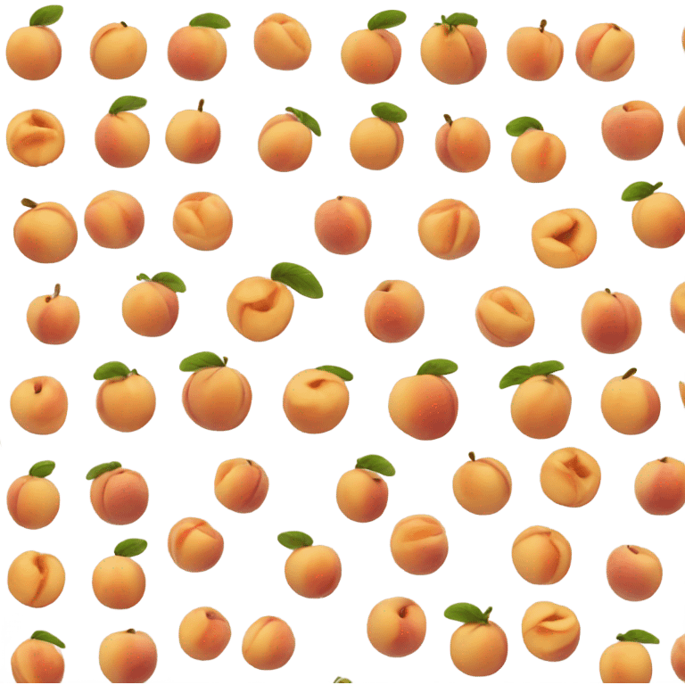 peach and cream emoji