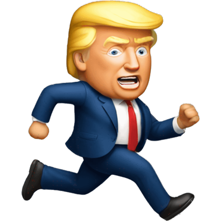 donald trump running  emoji