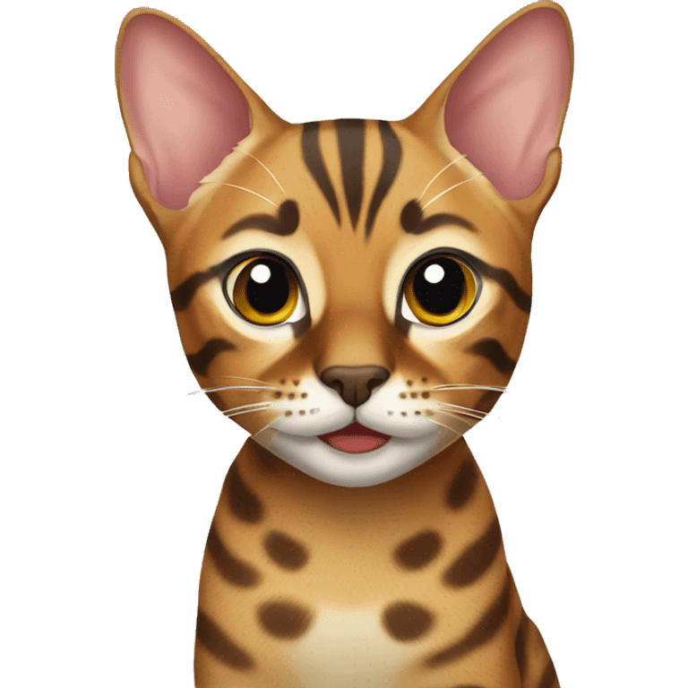 bengal cat  emoji