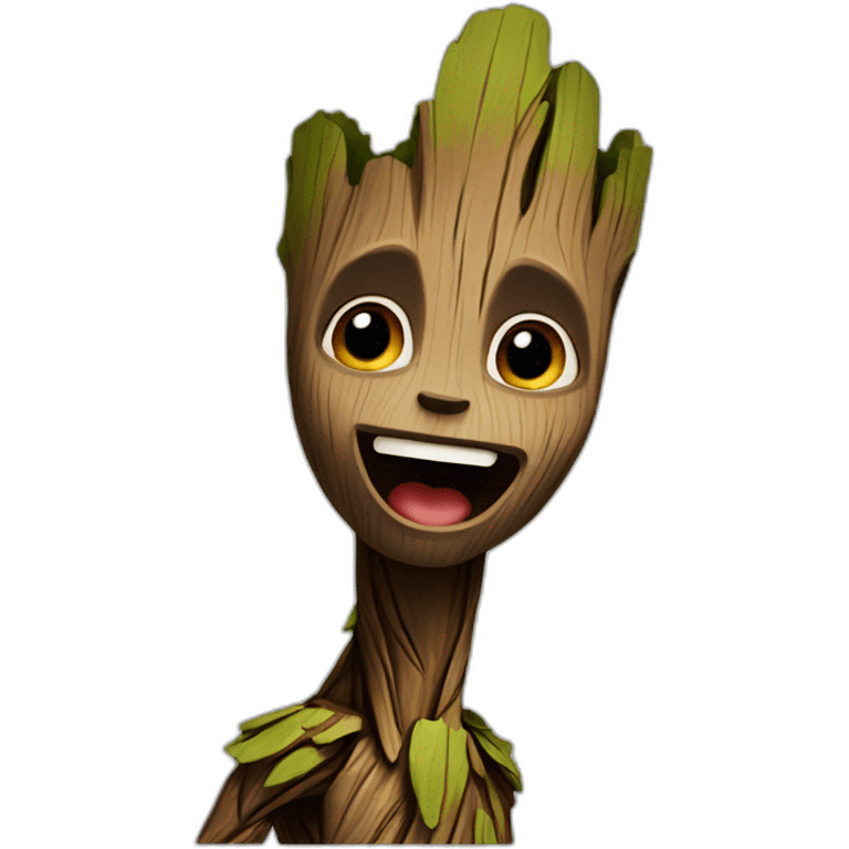 Groot sing emoji