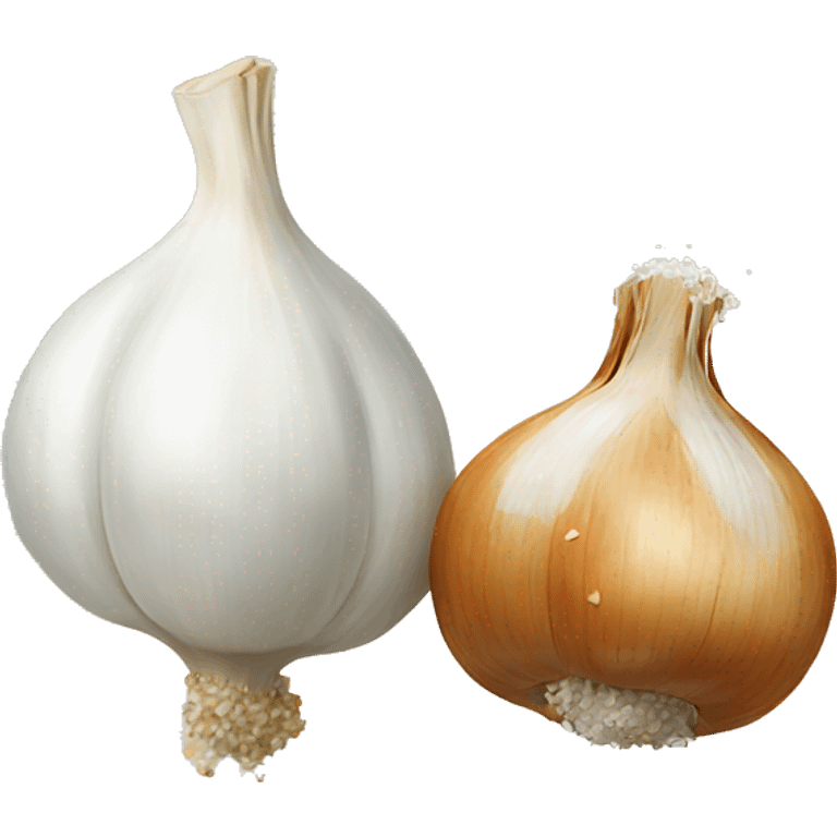 Garlic and salt  emoji