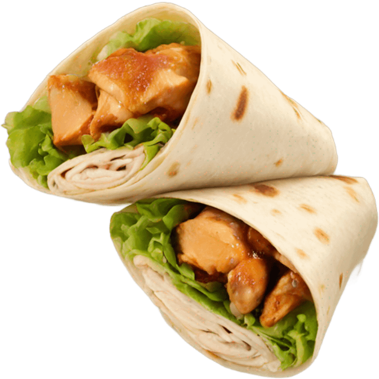 chicken wrap emoji