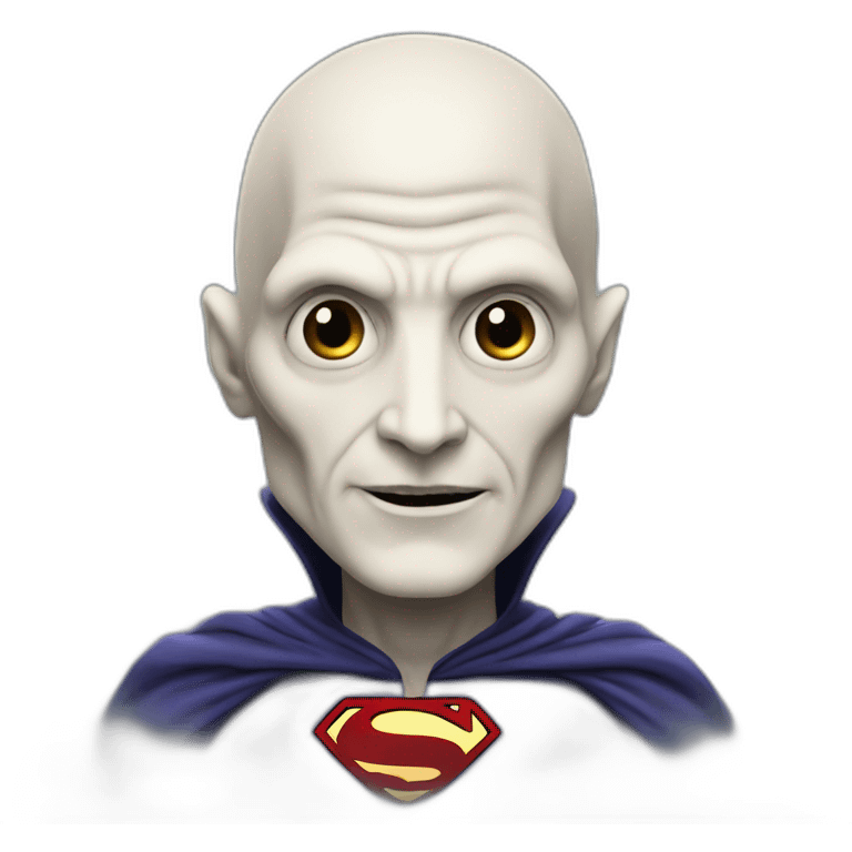 voldemort in superman suit emoji