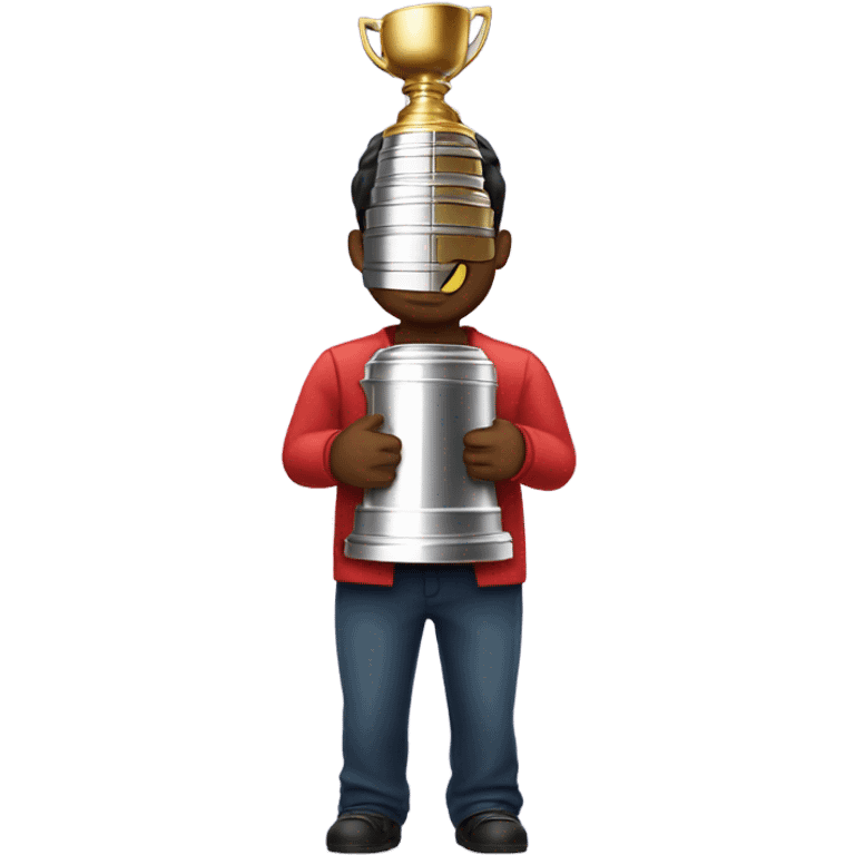 McDonald’s worker with a Stanley cup emoji