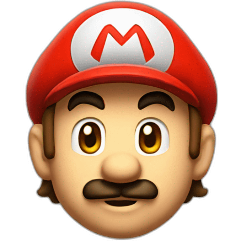 Super mario without mustage emoji