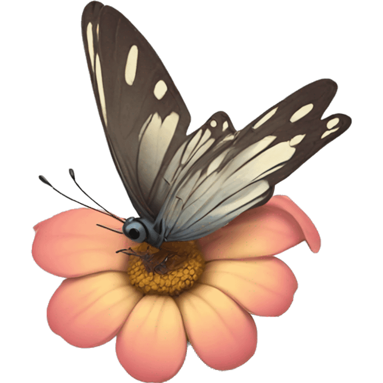 butterfly on a flower emoji