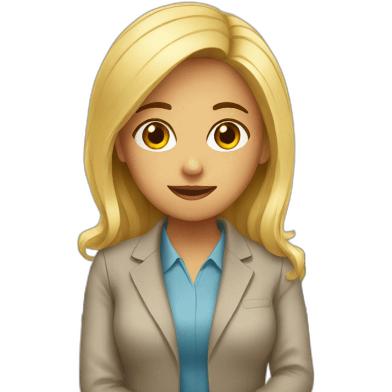 Office girl emoji