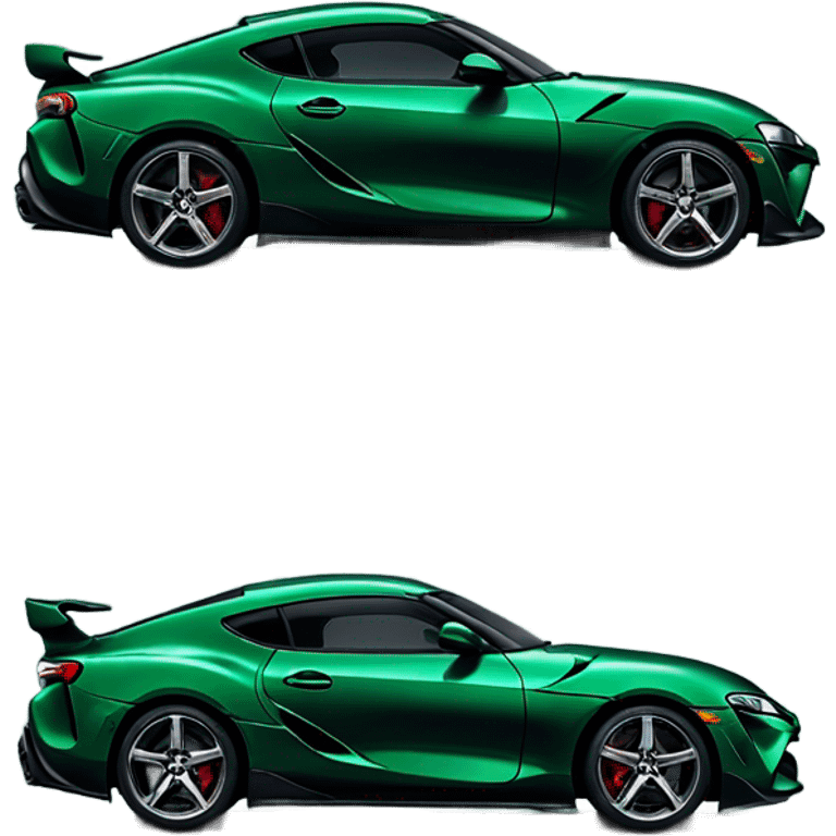 Toyota Supra new dark green emoji