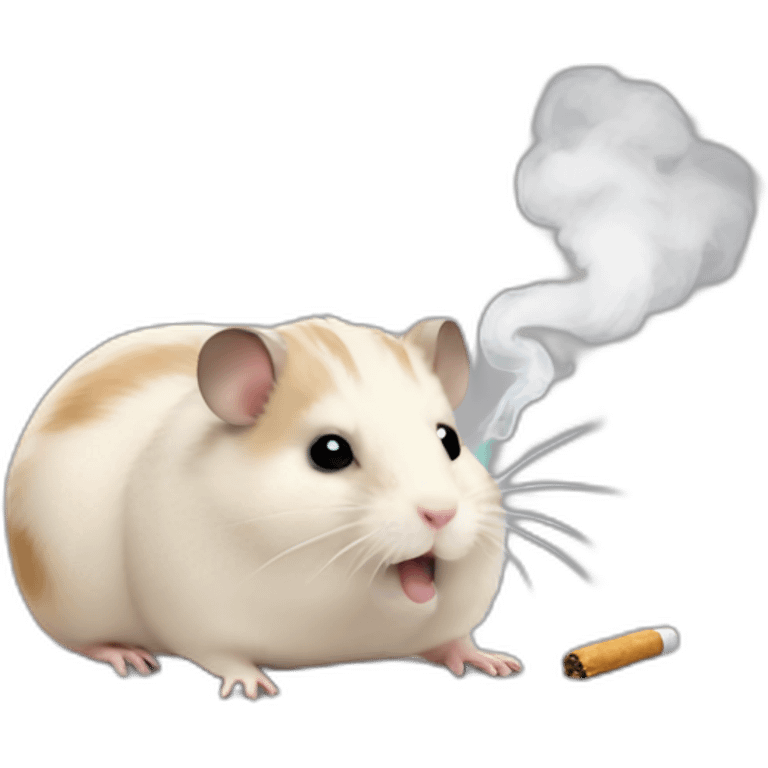 hamster smoking emoji