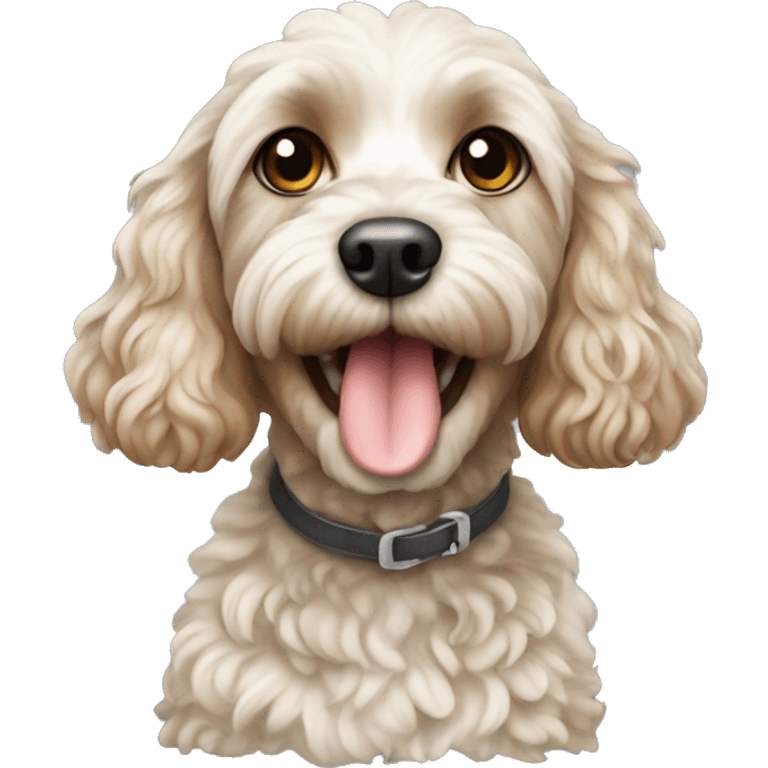 cockapoo dog emoji