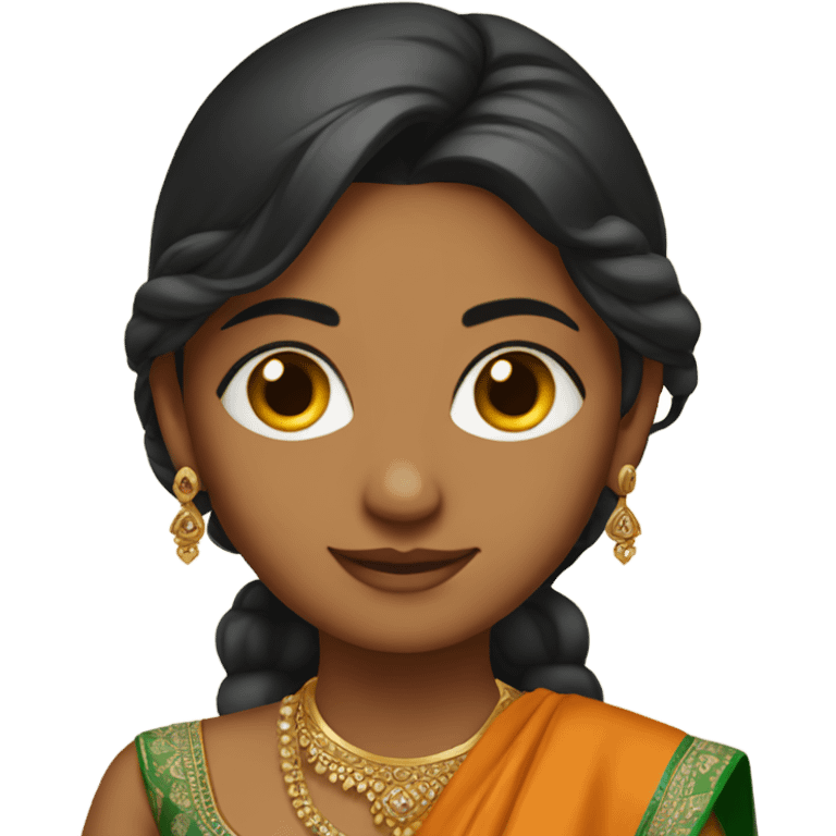 Indian girl in lehenga emoji