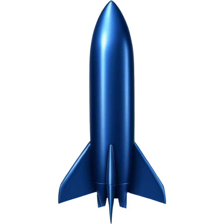 dark blue 
rocket emoji