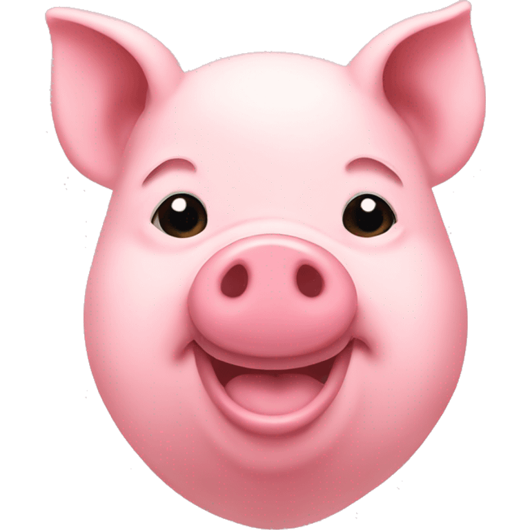 Pig pink emoji