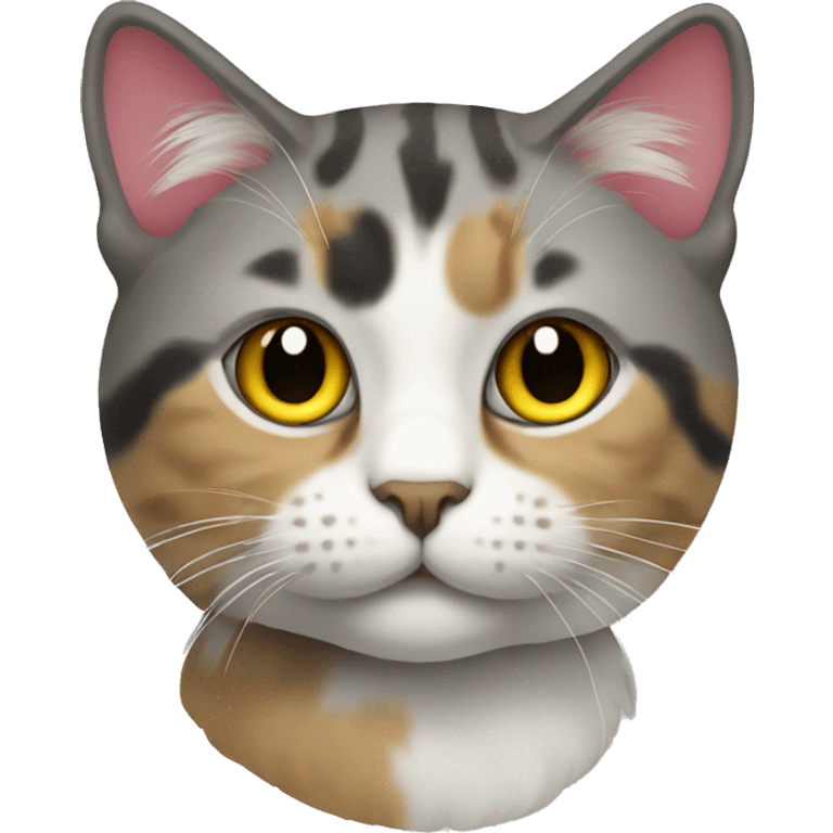 cat multicolor emoji