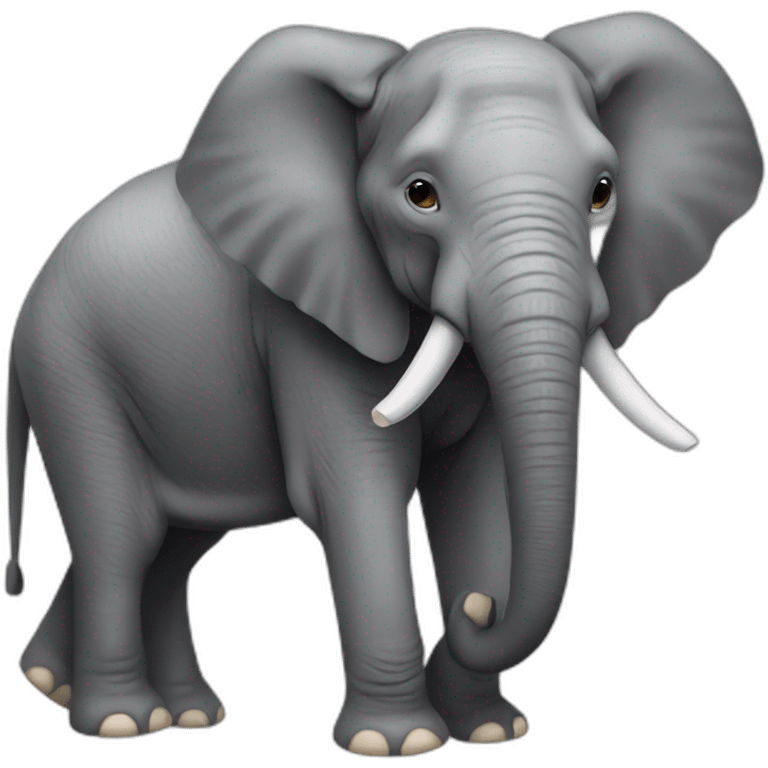 Elephant in the serengheti emoji