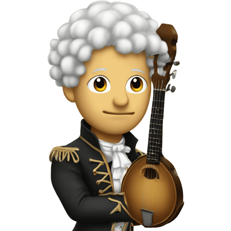 Vivaldi standing chibi banjo wig questioning emoji