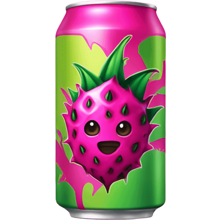 Energy Drink with the Taste of Dragonfruit & Dragon  emoji