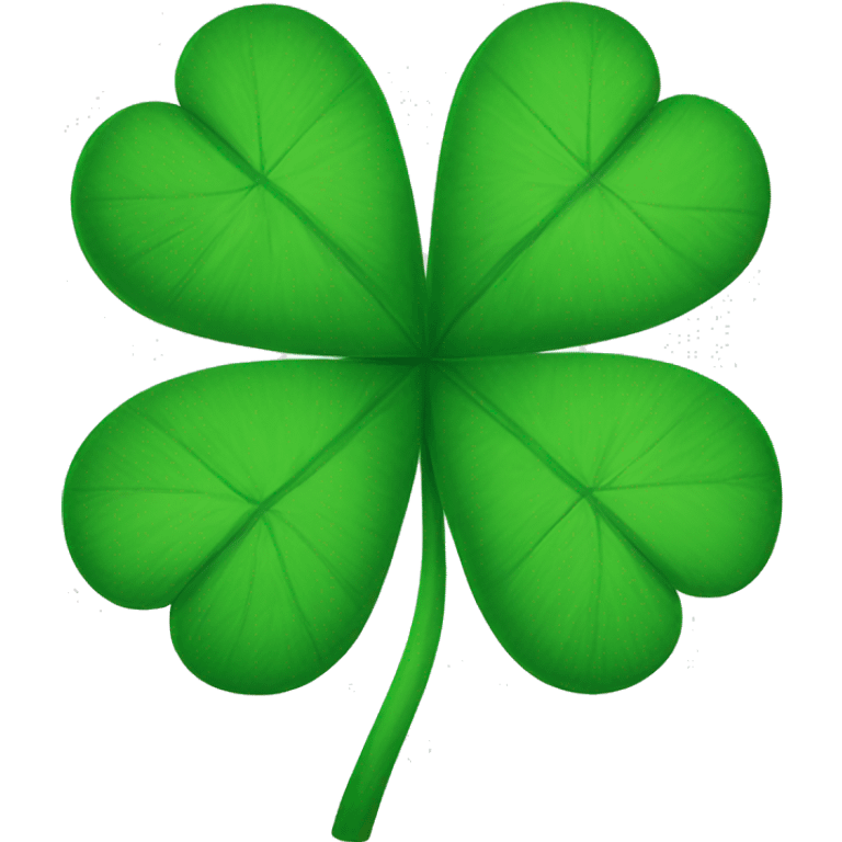 Four leaf clover emoji