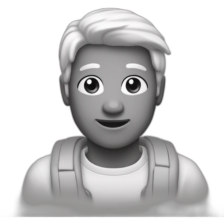 friends icon colorless emoji