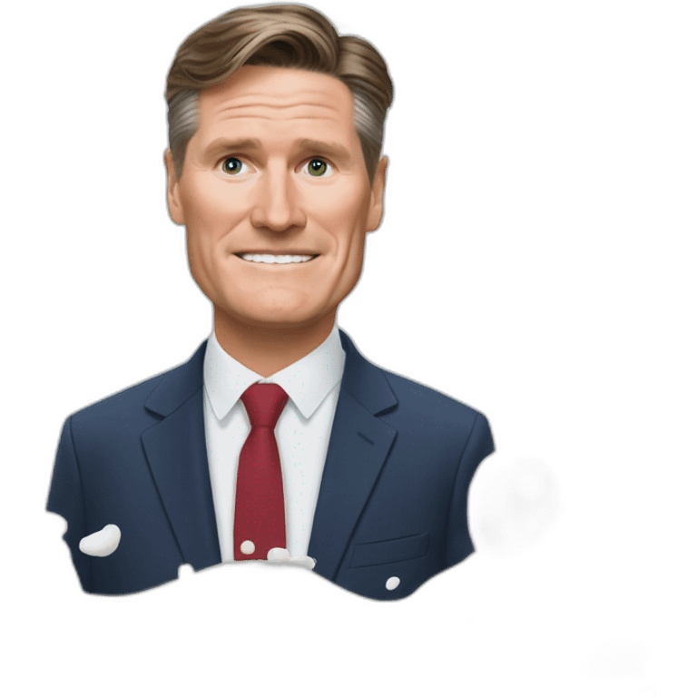 keir starmer coconut milk accident emoji