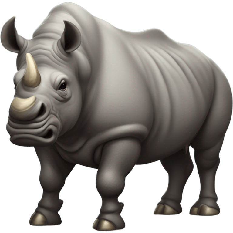 Rhino Buffalo Combination emoji