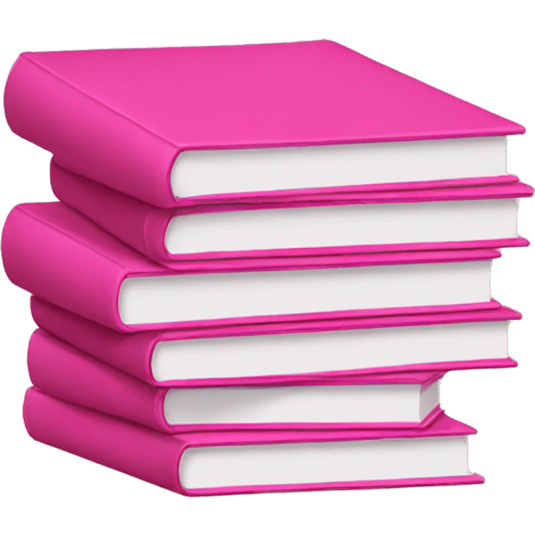 pink books stacked on top of eachother  emoji