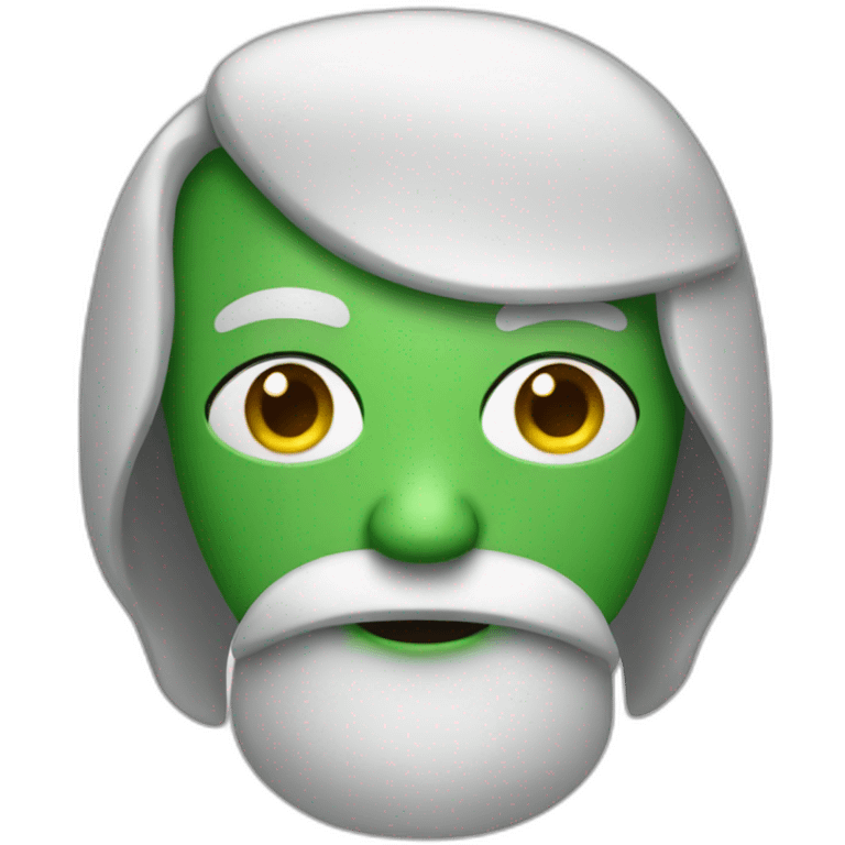 Poulpe vert emoji