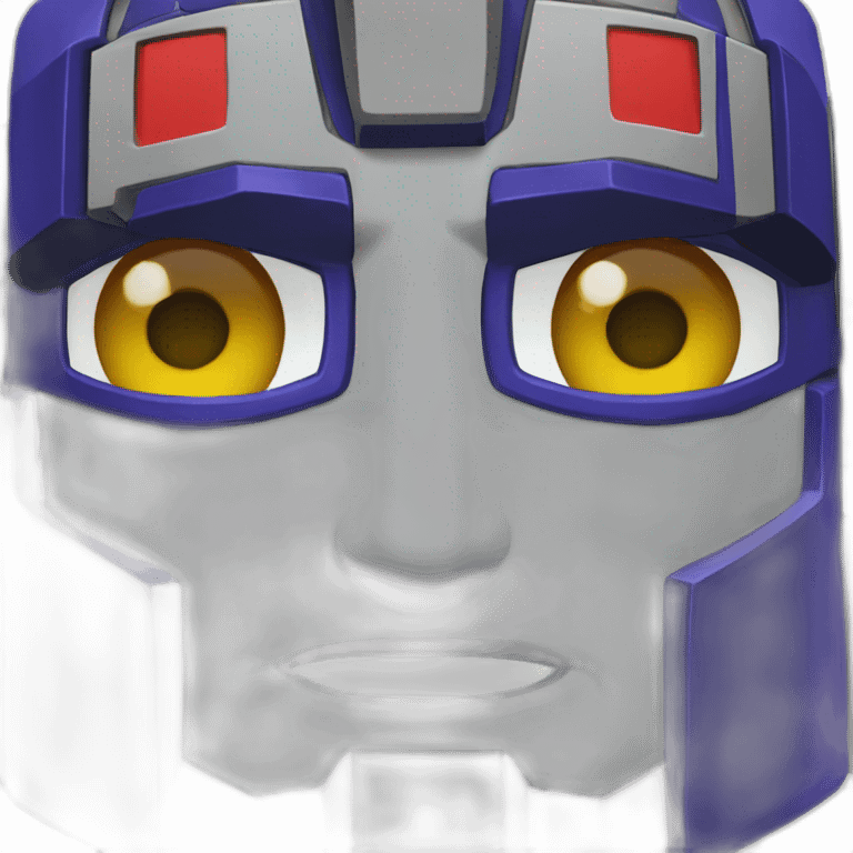 Optimus Prime face emoji