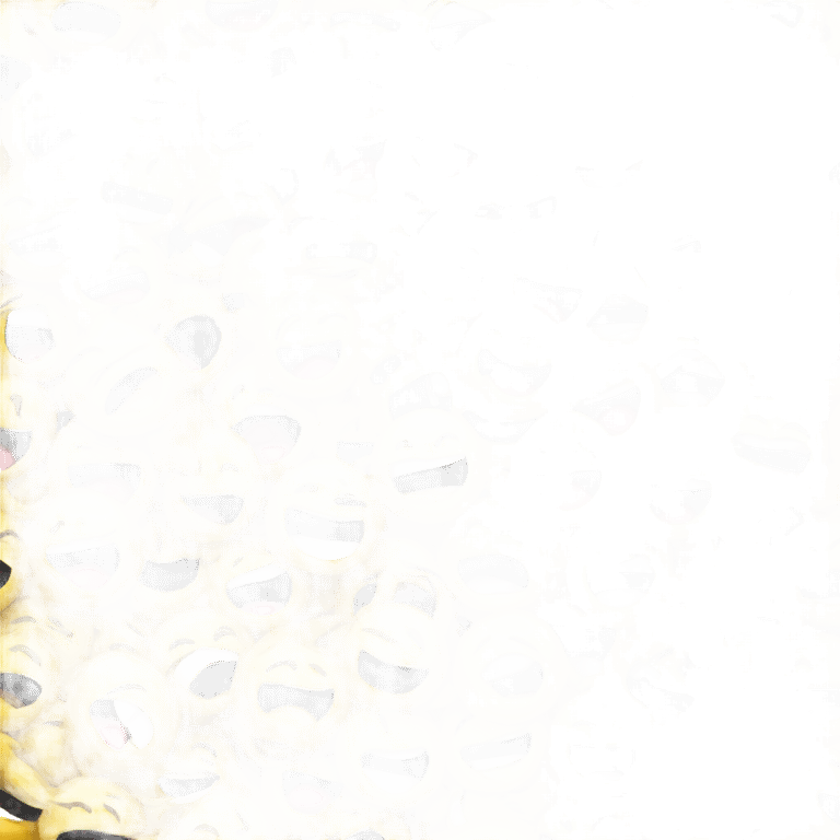 yellow emoji face crying with black mascara running down face emoji