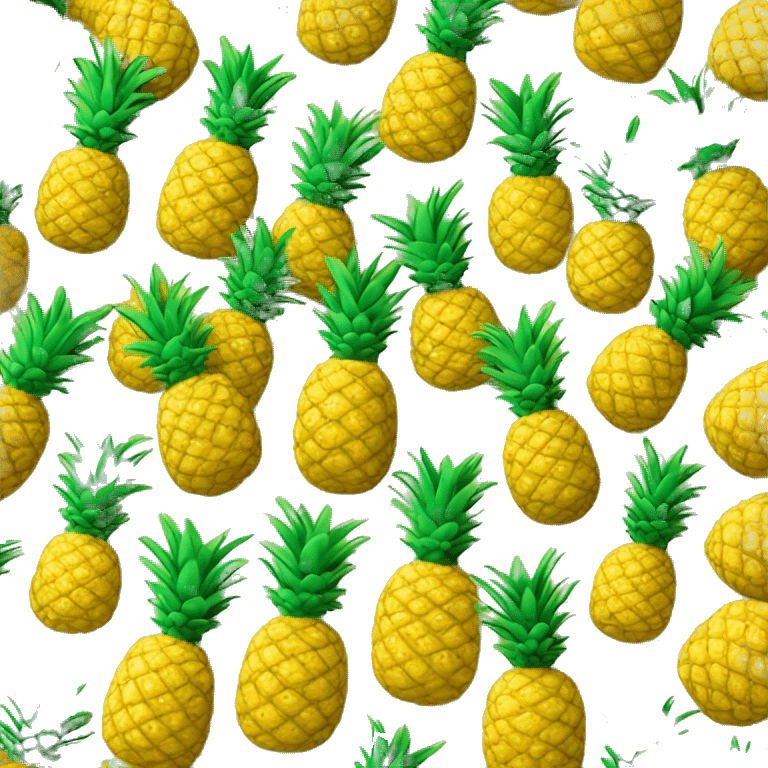 3D Pineapple  emoji