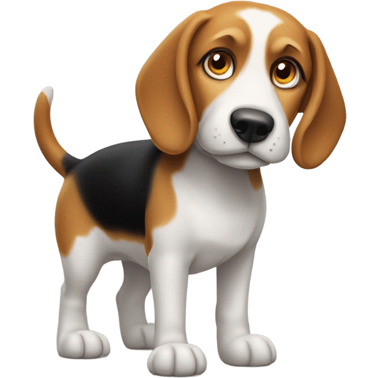 Beagle dog friendly emoji