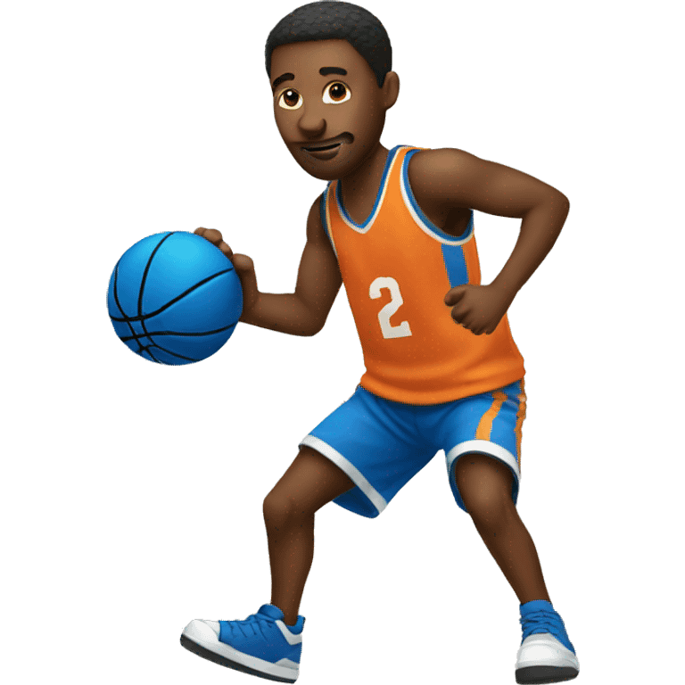 playing basketball emoji