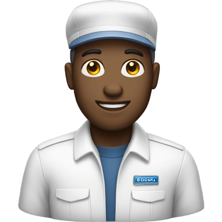 White mailman  emoji