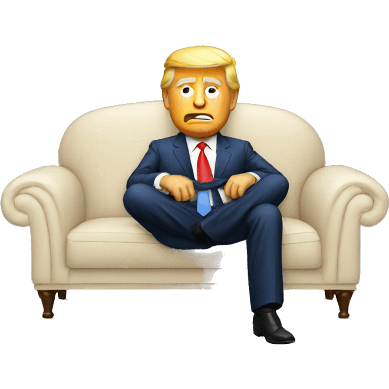 trump in a sofa emoji