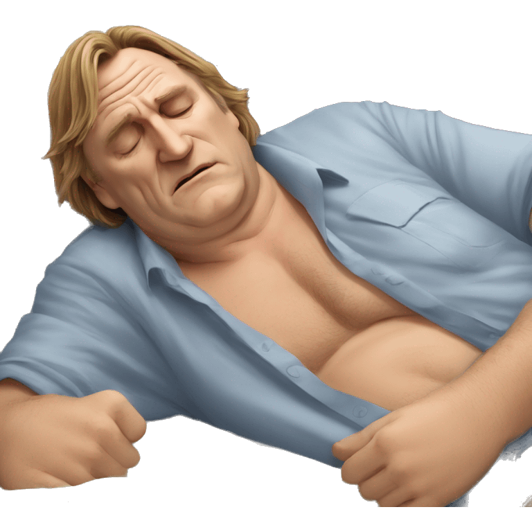 Gerard depardieu qui dort emoji