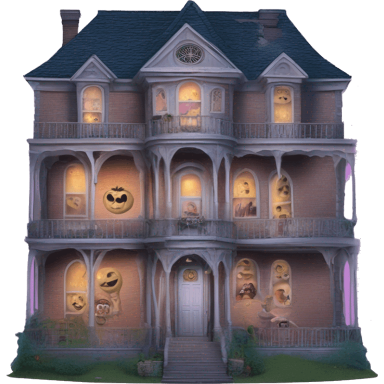 Barbie’s very old run-down frightening dangerous ghost-ridden haunted dream mansion nightmare scenario full harvest moon  emoji