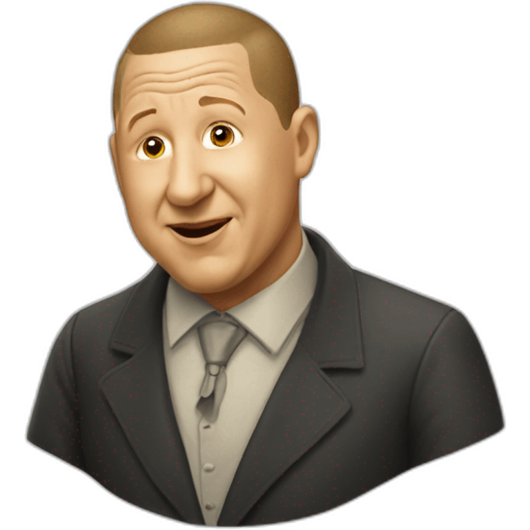 Curly Howard emoji