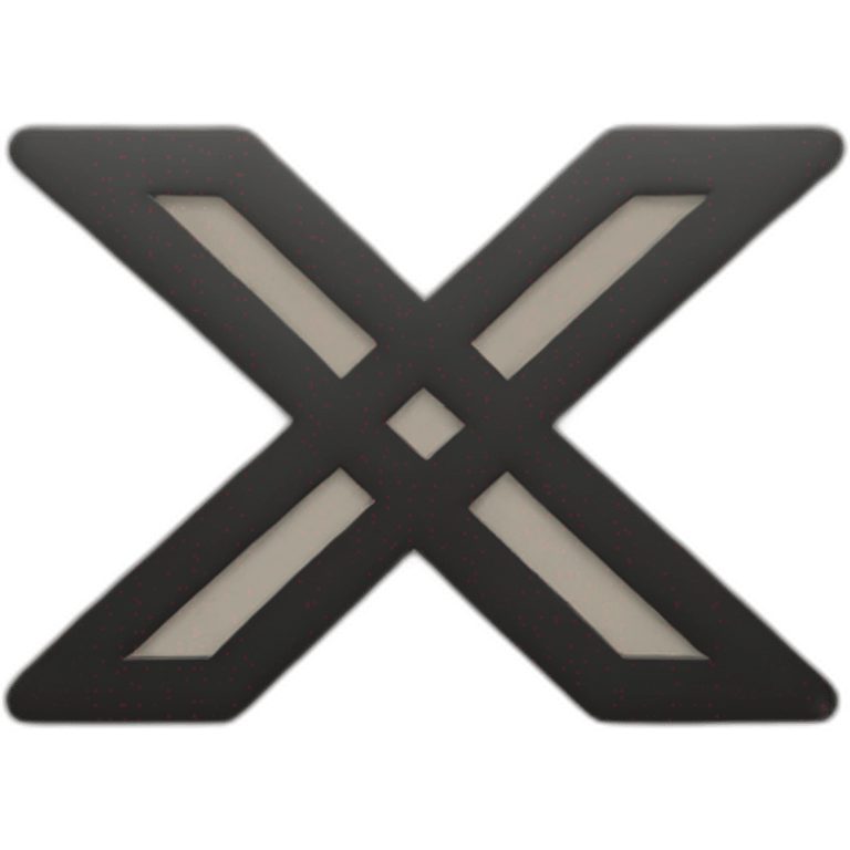 X logo emoji