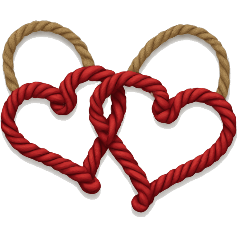 roped two hearts emoji