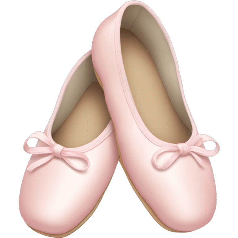 Pale pink ballet shoes emoji