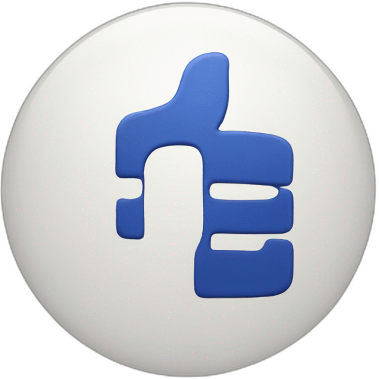 Facebook logo emoji